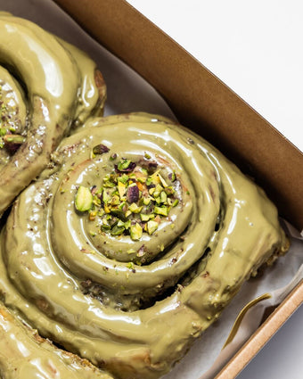 Pistachio Cinnamon Scrolls : Box of 10