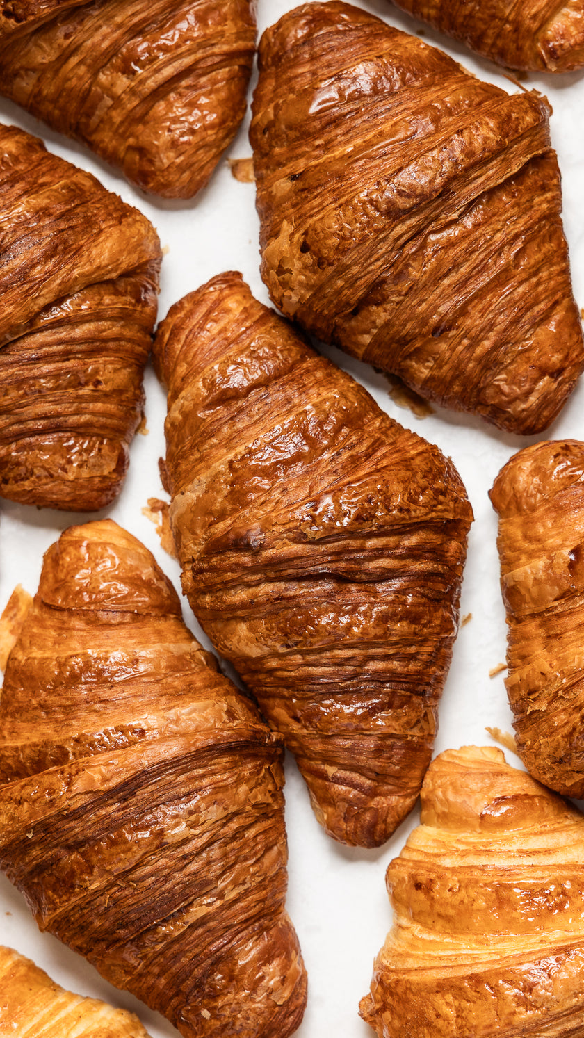 Plain Croissants : Box of 12