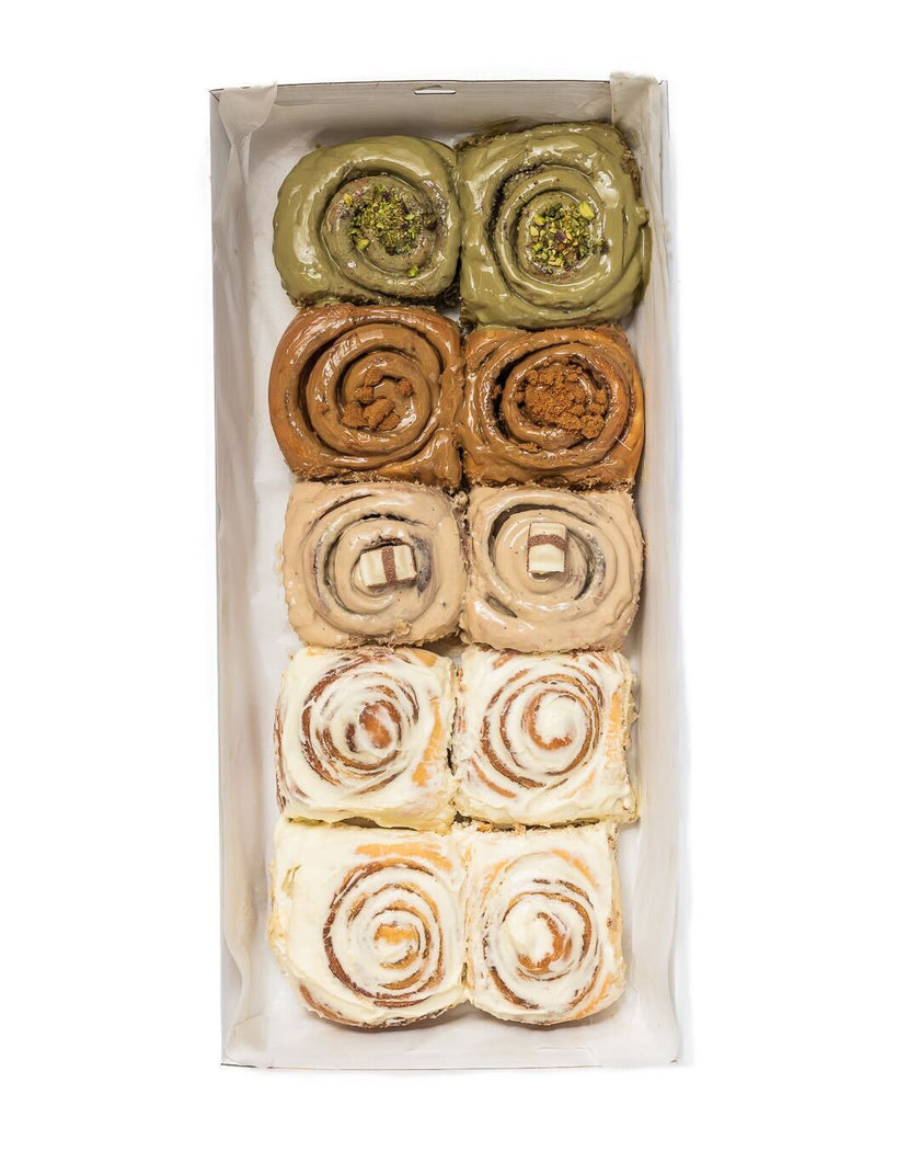 Mixed Cinnamon Scrolls : Box of 10
