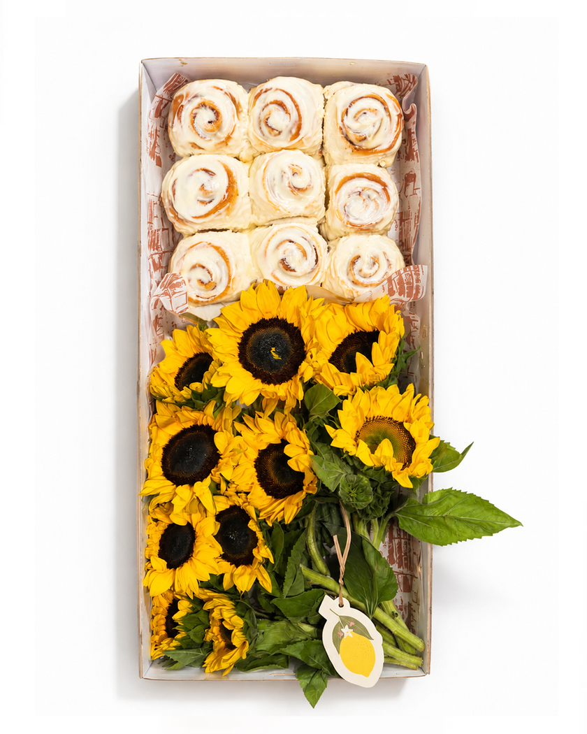 Sunflower Scroll Box